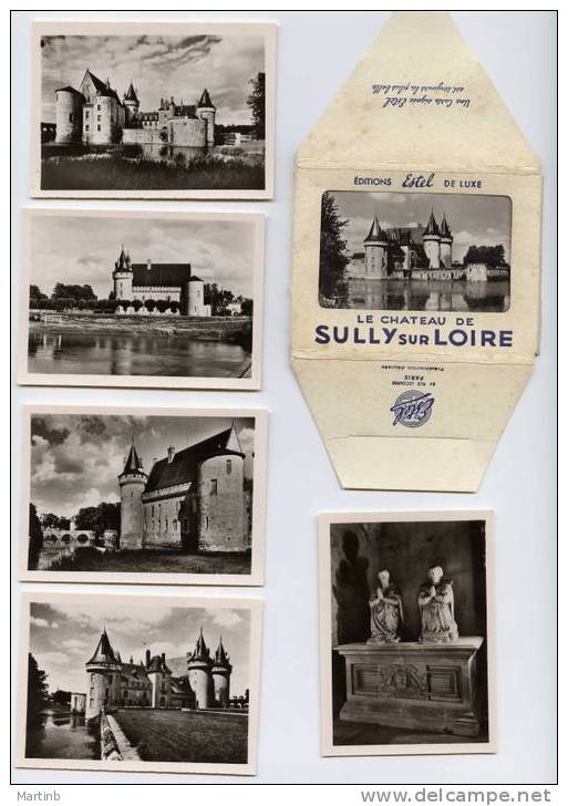 Ancienne Pochette De 10 Photos Sur LE CHATEAU De SULLY SUR LOIRE - Sully Sur Loire