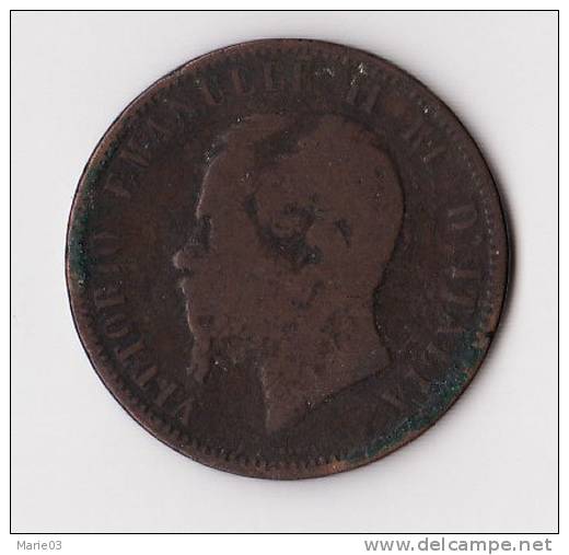 Italie - 10 Centimes - 1866 - 1861-1878 : Victor Emmanuel II.