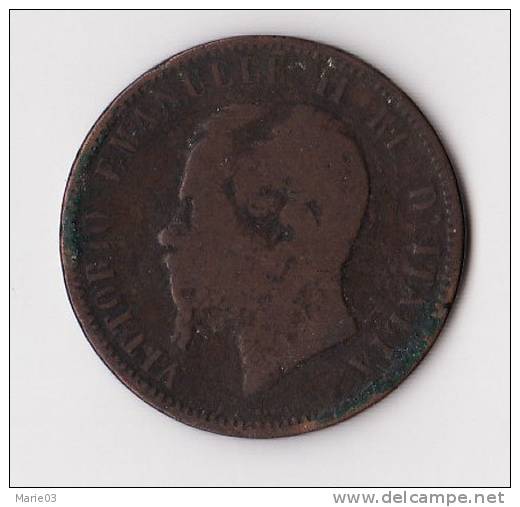Italie - 10 Centimes - 186.. - 1861-1878 : Victor Emmanuel II.