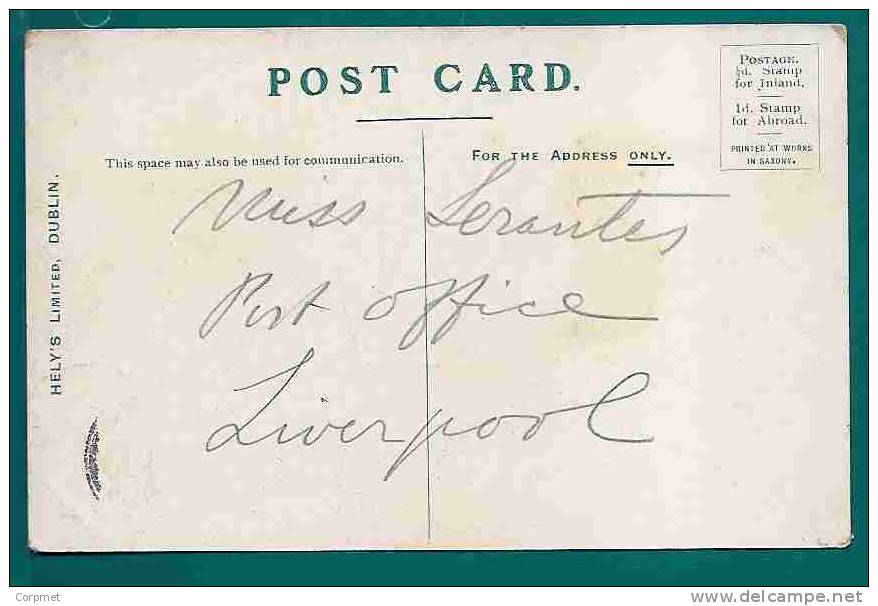 IRELAND - VF KILKENNY 1907 POSTCARD - H. HOWARD Signed Illustrator - Sent To LIVERPOOL - Pubs. HELY´s LIMITED - DUBLIN - Dublin