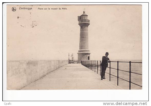 Zeebrugge : Phare Sur Le Musoir Du Mole - Zeebrugge