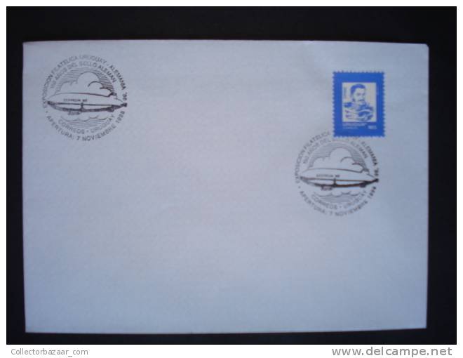 URUGUAY FDC COVER Topic Zeppelin - Zeppelines