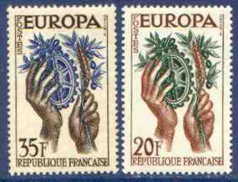CEPT / Europa 1957 France N° 1122 Et 1123 ** - 1957