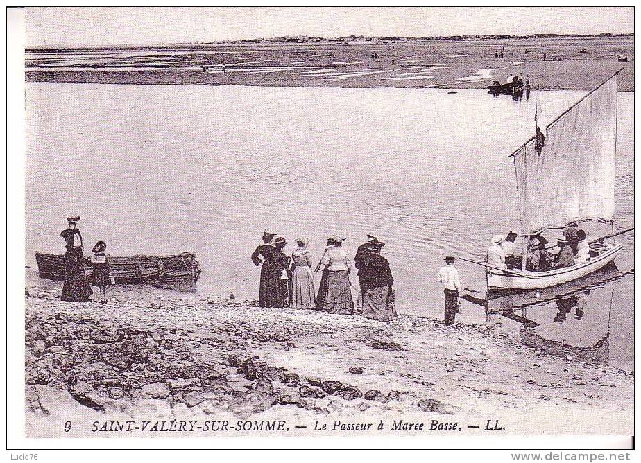 SAINT VALERY SUR SOMME - Le Passeur à Marée Basse - N° 1 -  IMAGES D'AUTREFOIS - Saint Valery Sur Somme