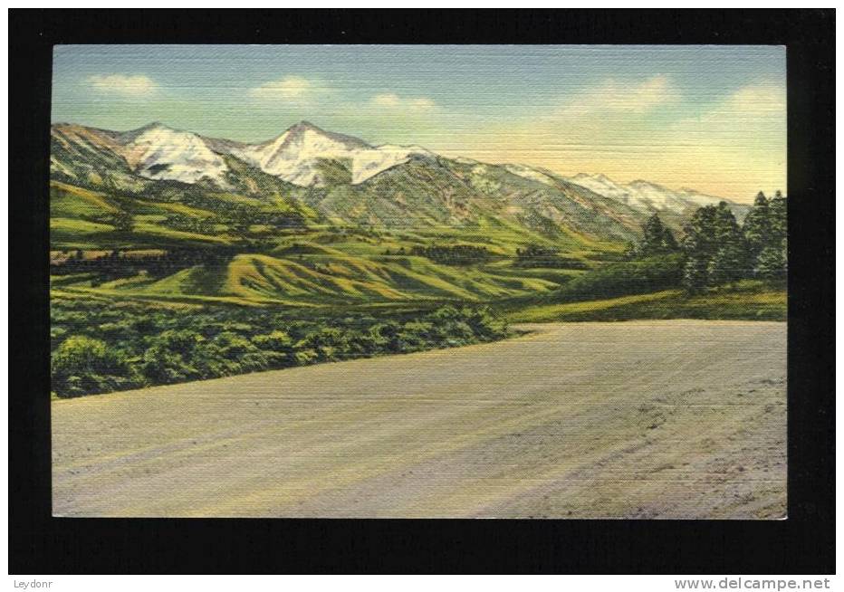 Poncha Pass, Elev. 9050 FT. And Sangre De Cristo Range - Sonstige & Ohne Zuordnung