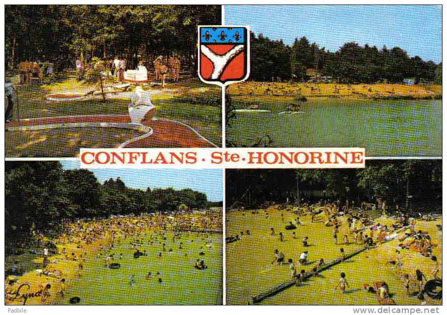 Carte Postale 78.  Conflans-Ste-Honorine  Trés Beau Plan - Conflans Saint Honorine