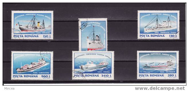 Roumanie Yv.no.4251/6 Obliteres,serie Complete - Gebraucht