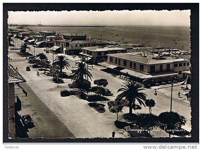 Real Photo Postcard Viareggio - Viale Lungomare Tuscany Toscan Italy - Ref A70 - Viareggio