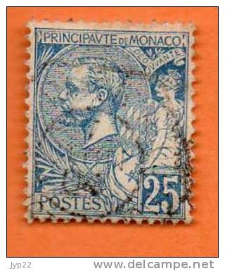 Monaco Tp N° 25 - Prince Albert 1er - 25c Bleu - - Otros & Sin Clasificación