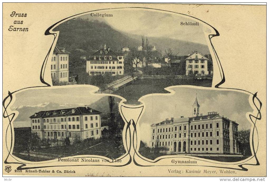 CPA(SUISSE)    GRUSS AUS SARNEN - Sarn