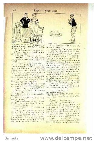 Feuillet De 1908 COMEDIE En 1 ACTE De SONOLET Illustré Par René VINCENT En 1907. - Französische Autoren