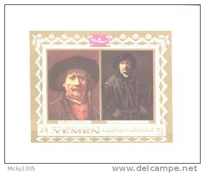 Yemen - Block Postfrisch / Miniature Sheet MNH ** (f0021) - Rembrandt