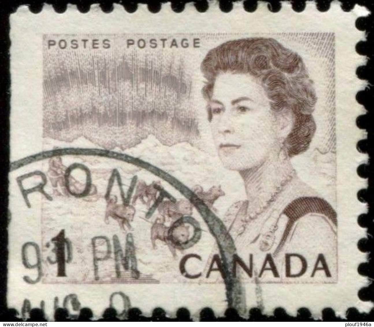 Pays :  84,1 (Canada : Dominion)  Yvert Et Tellier N° :   378-4 (o) Du Carnet / Michel 398-Dxl - Single Stamps