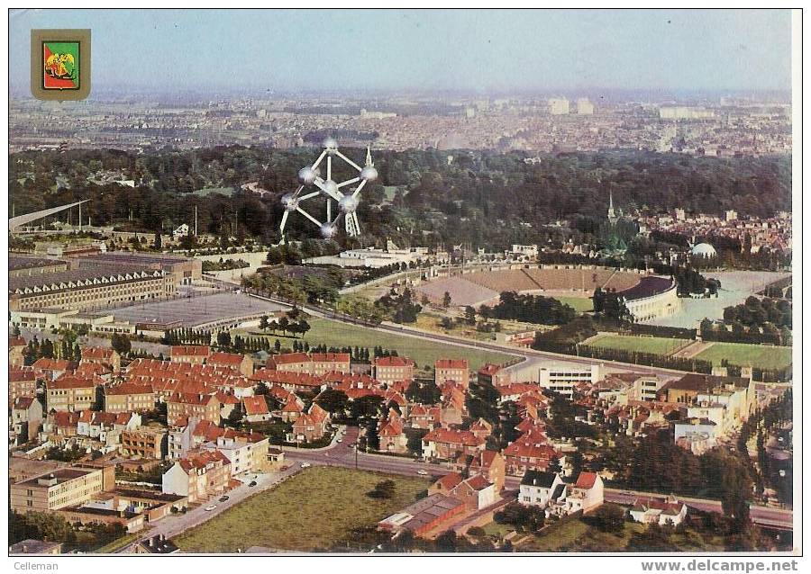 Brussel Panorama Heysel En Atomium (d735) - Mehransichten, Panoramakarten