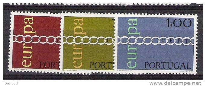 Q744.-.PORTUGAL-EUROPA CEPT- 1971- MNH - SCOTT # 1094-1096. SCV: US$ 35 ++ - Neufs
