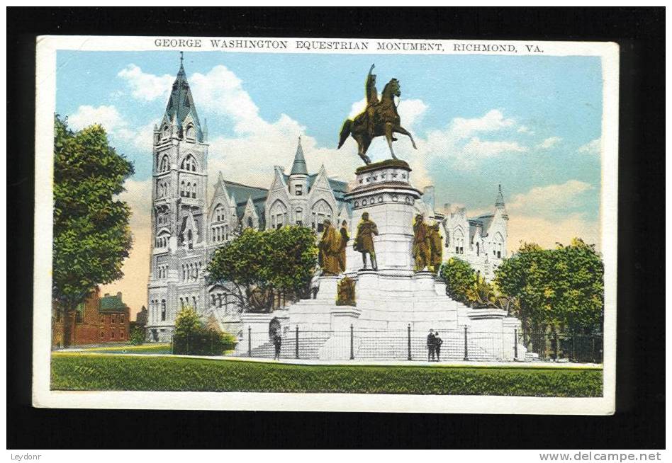 George Washington Equestrian Monument, Richmond, Virginia - Richmond