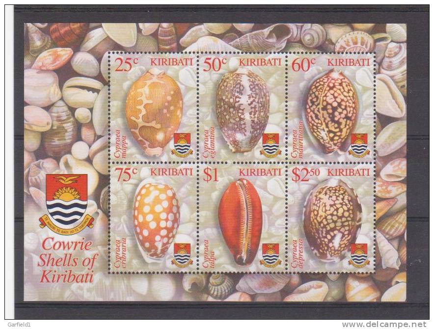 Kiribati Block Muscheln    ** - Kiribati (1979-...)