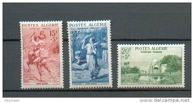 ALG 295 - YT 346 à 348 * - Unused Stamps