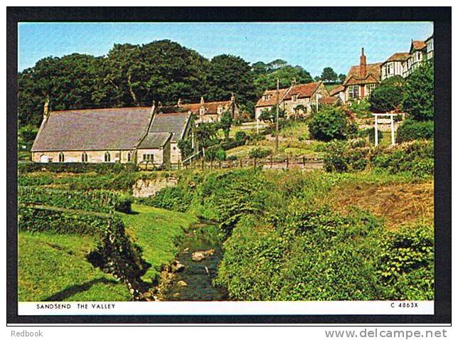 Sansend Valley & Houses Near Whitby Yorkshire Judges Postcard - Ref A73 - Whitby