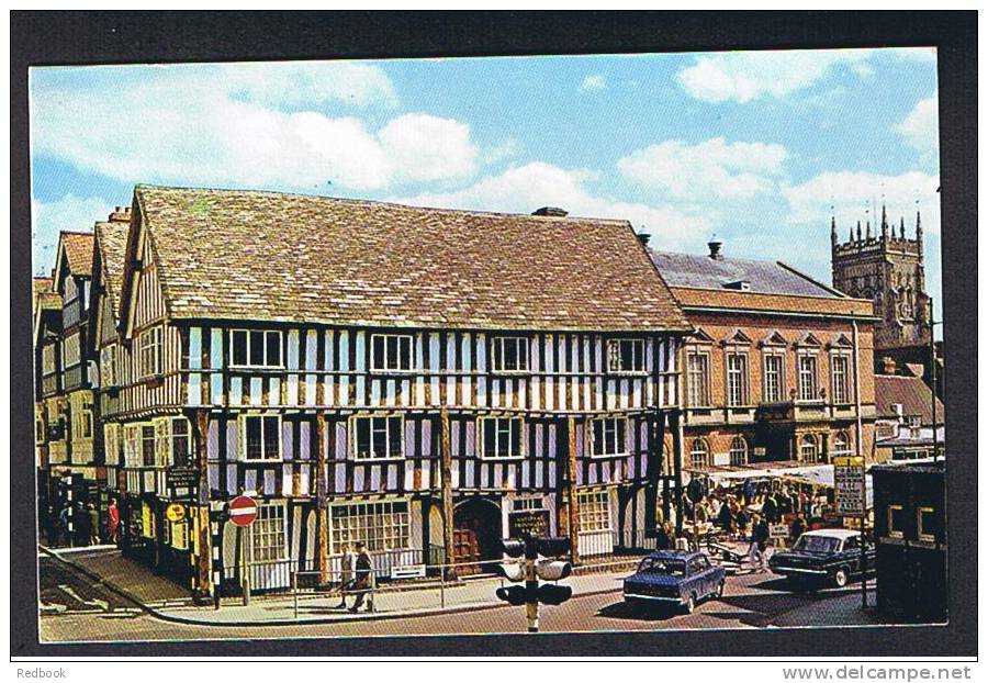 The Round House Market & Cars Evesham Worcester Worcestershire Postcard - Ref A75 - Autres & Non Classés