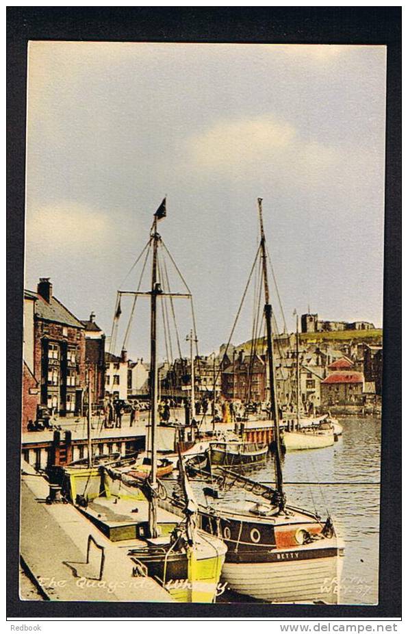 Postcard The Quay & Boat "Betty" At Whitby Yorkshire - Ref A76 - Whitby