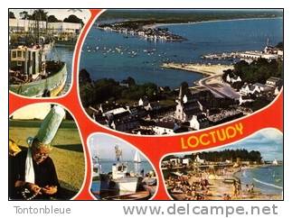 Vieille Brodeuse - Plage - Port De Pêche De Loctudy - Vue Générale - Criée - Envoi Du 12 07 1985 - Loctudy