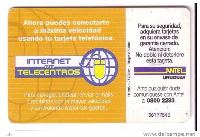 INTERNET ON TELECENTROS  ( Uruguay ) - Uruguay