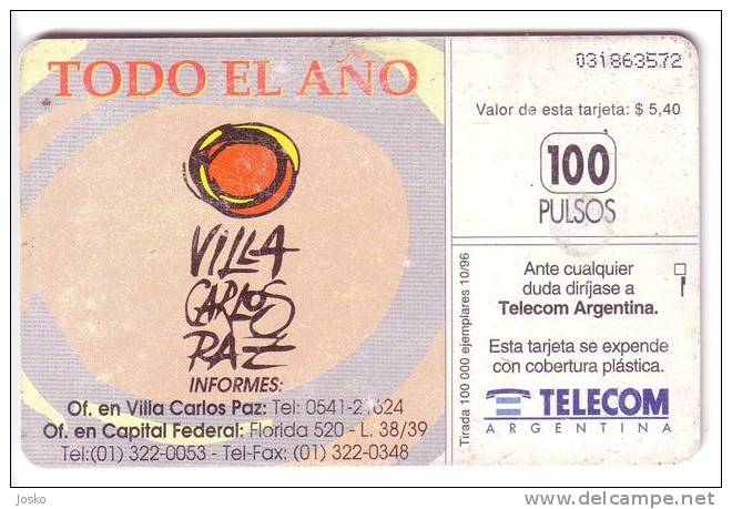 VILLA CARLOS PAZ  ( Argentina ) -  Allways See Scan For Condition - Argentine