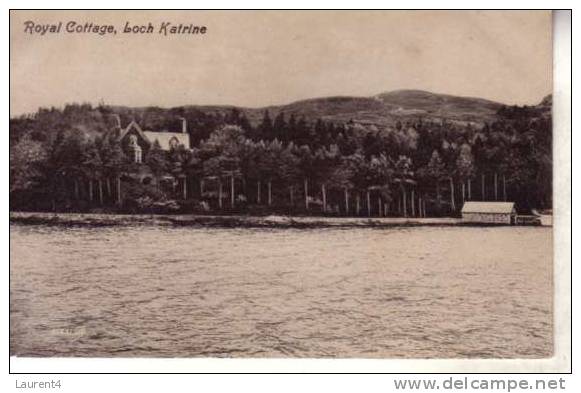 Old - Vintage Scotland Postcard - Carte Postale Ancienne D´Ecosse - Loch Katrine - Stirlingshire