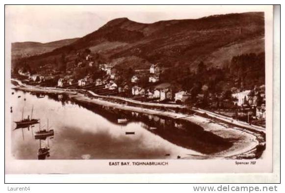 Old - Vintage Scotland Postcard - Carte Postale Ancienne D´Ecosse - Tighnabruaich - Argyllshire