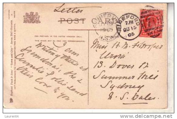 Old - Vintage England Postcard - Carte Postale Ancienne D´Angleterre - Ilfracombe - Ilfracombe