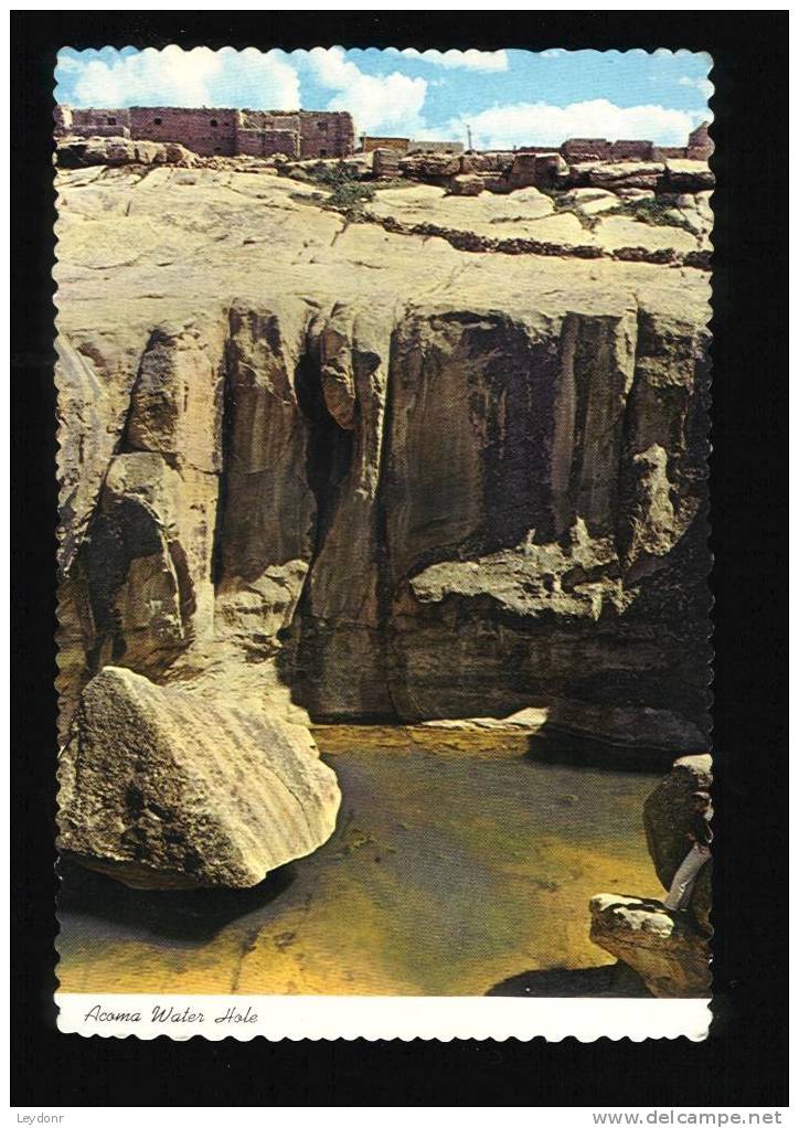 Water Hole At Acoma Pueblo - Located A Few Miles South Of Interstate 40 - Andere & Zonder Classificatie