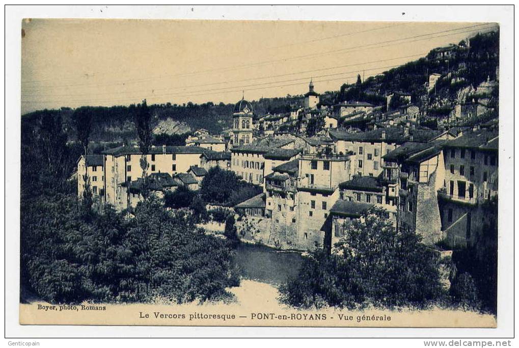 I4 - PONT-en-ROYANS (le Vercors Pittoresque) - Vue Générale - Pont-en-Royans