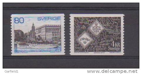 Schweden  Mi. Nr. 700 / 01  * Postfrisch Ohne Gummi - Unused Stamps