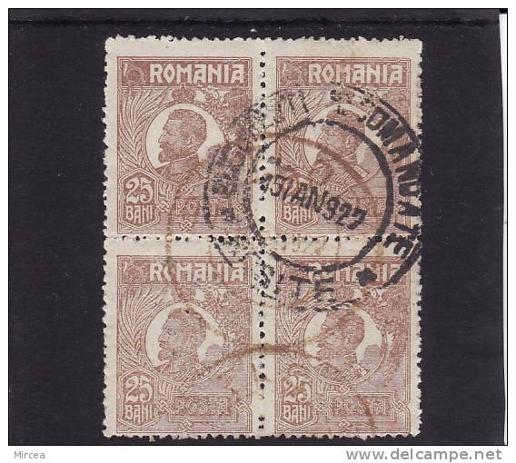 Roumanie Yv.no.274 Bloc De Quatre,oblitere(d) - Used Stamps