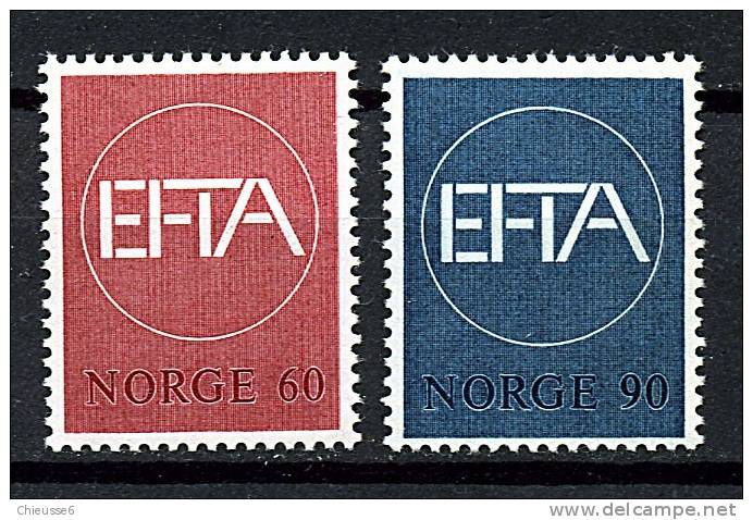 Norvège ** N° 505/506 - Ass. Européenne De Libre-Echange - Ungebraucht