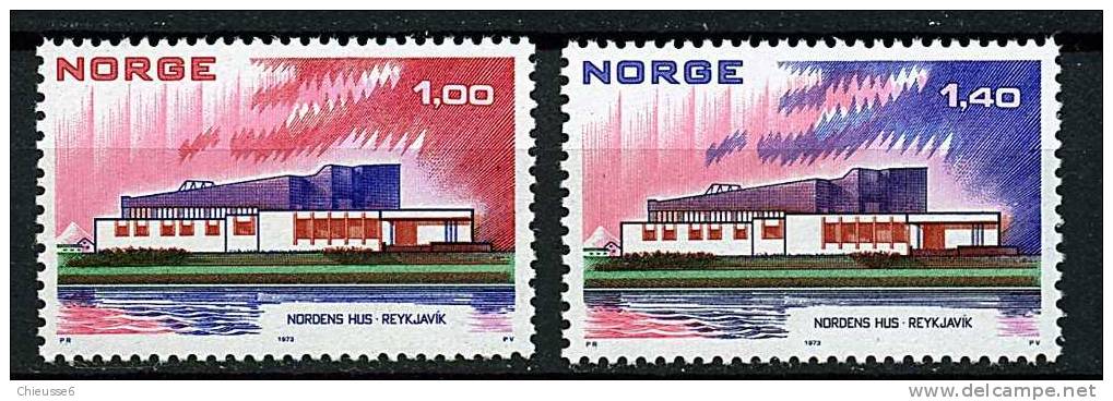 Norvège ** N° 618/619 - Conf. Postale Scandinave En Islande - Ongebruikt