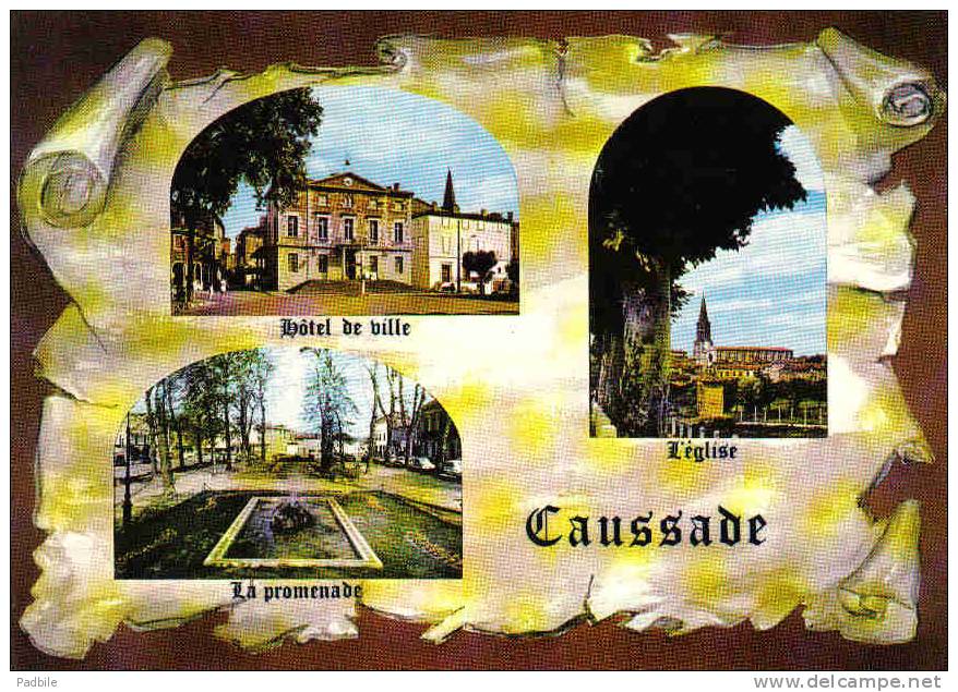 Carte Postale  82.  Caussade  Trés Beau Plan - Caussade