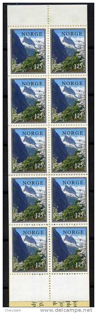 Norvège ** Carnet N° C683 - Paysages Norvégiens (I) - Postzegelboekjes