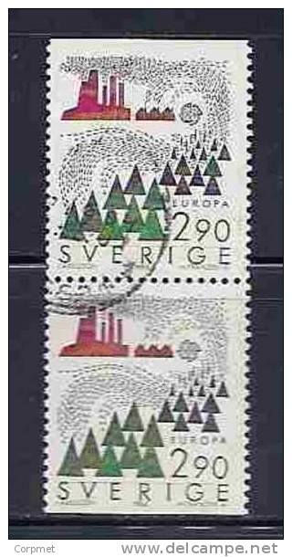 SWEDEN - EUROPA CEPT -  Yvert # 1378a  - VF USED - 1986