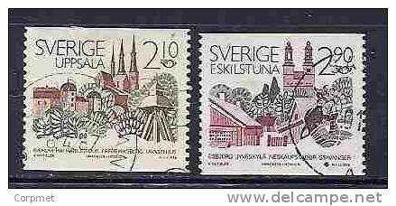 SWEDEN - Yvert # 1379/80  - VF USED - Usati