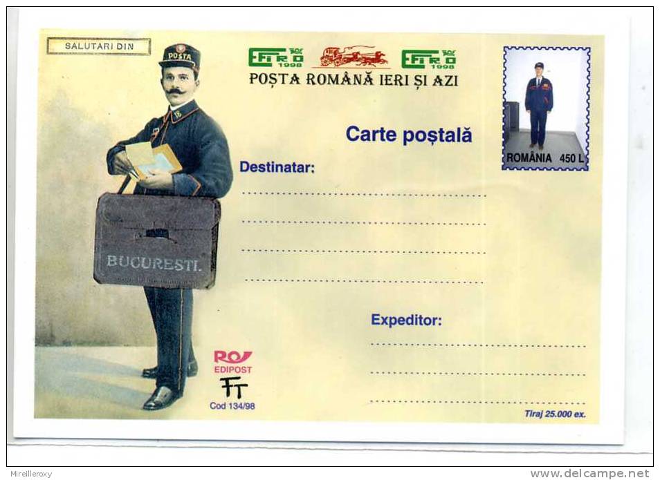 POSTE / FACTEUR  / BRIEFTRAGER /  / ENTIER POSTAL ROUMANIE / CHEVAL - Andere & Zonder Classificatie