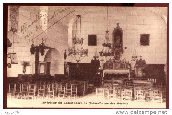 CPA AUBERVILLIERS Intérieur Du Sanctuaire De Notre Dame Des Vertus - Aubervilliers