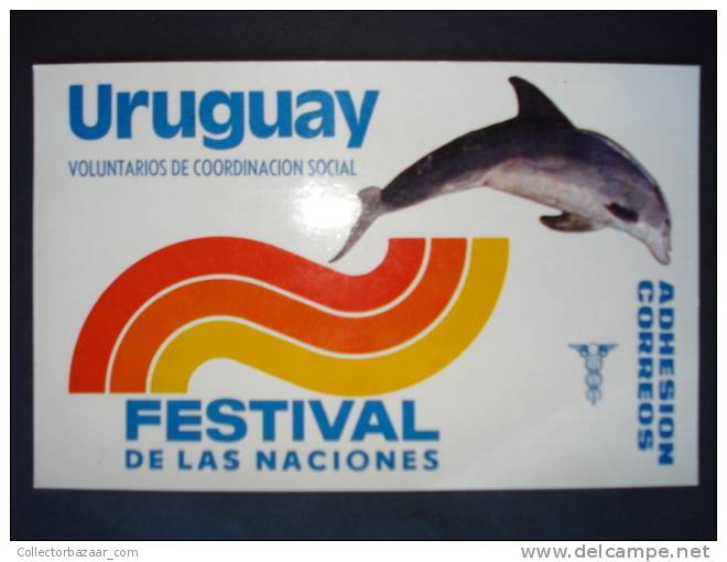 URUGUAY FDC COVER Topic Fauna Dolphin - Dolphins