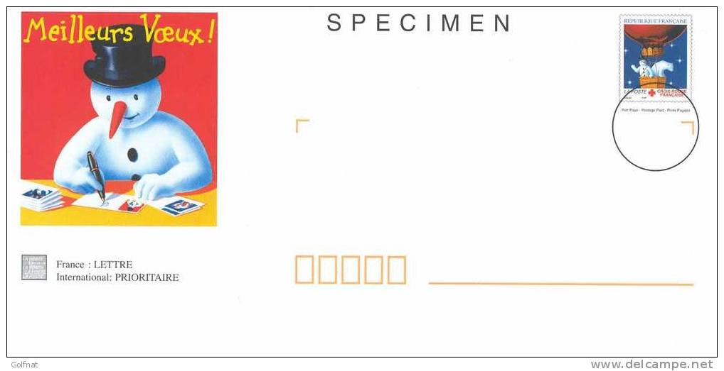 PAP MEILLEURS VOEUX SPECIMEN N°889 LOT 436/001 - Specimen