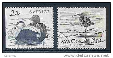 SWEDEN - DUCKS - Yvert # C 1354/5 - VF USED - Entenvögel