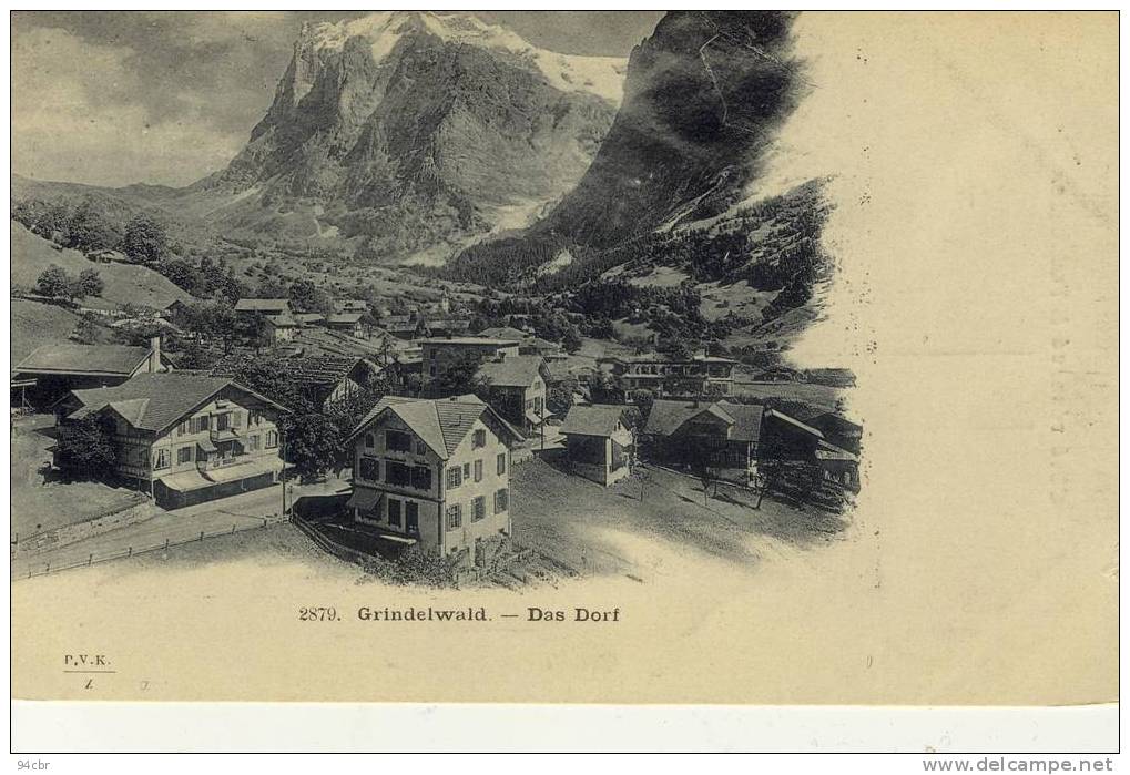 CPA (SUISSE - A )   GRINDELWALD DAS DORF - Grindelwald