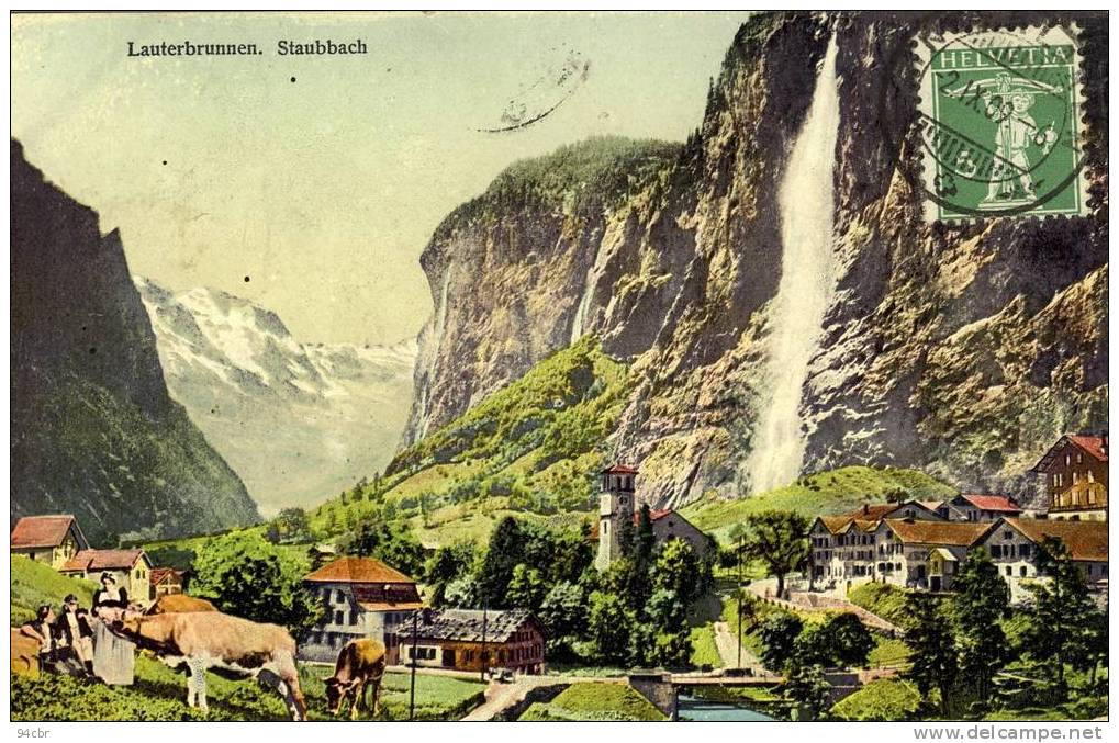 CPA (SUISSE - A )  LAUTERBRUNNEN STAUBBACH - Lauterbrunnen