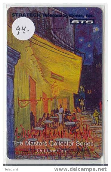 VINCENT VAN GOGH TelefonkartE USA (94) Rare! Phonecard USA Vincent Van Gogh - Peinture