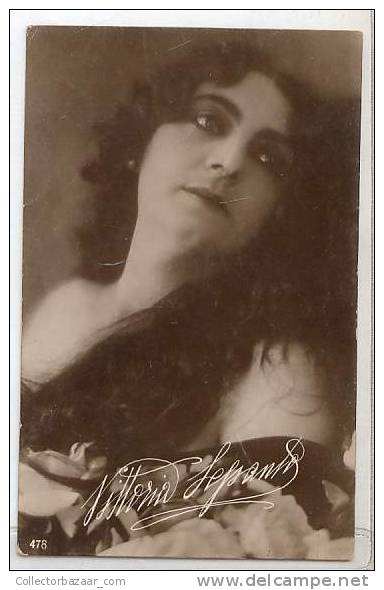 POSTCARD Cartoline Opera Cinema Theatre Actress Vittoria Lepanto - Artisti